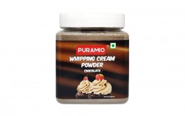 Puramio Whipping Cream Powder Chocolate   Plastic Jar  250 grams